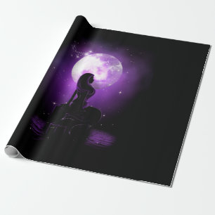 Mermaid Under The Moon Wrapping Paper