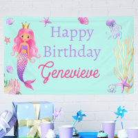 Mermaid Under The Sea Birthday Party