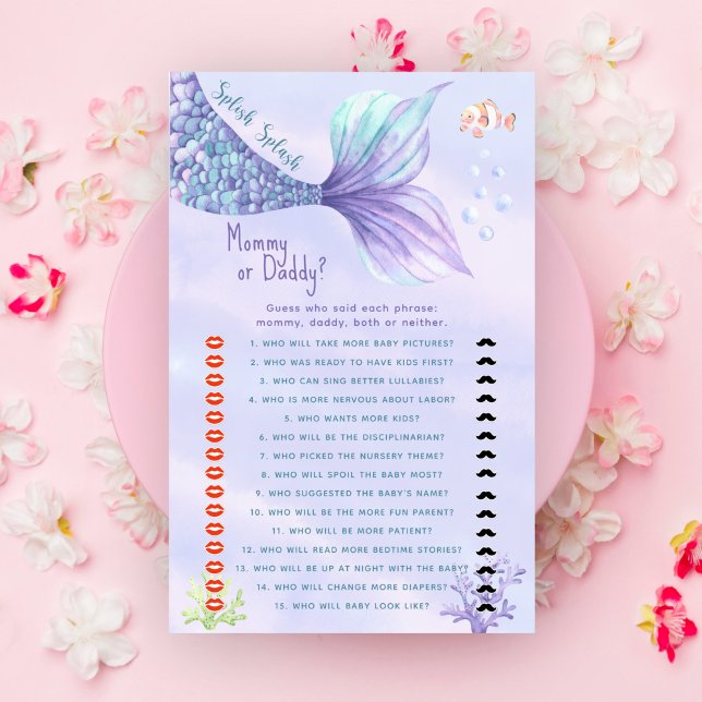 Mermaid Under the sea Mommy or daddy game (Creator Uploaded)