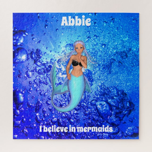 Mermaid Under Water Jigsaw Puzzle (Vertical)