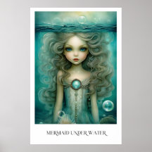 Mermaid Under Water 