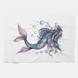 Mermaid Unicorn Hybrid (1) Kitchen Towel