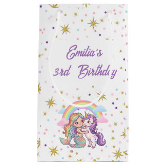 Mermaid Unicorn Paper Gift Bag