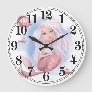 Mermaid Wall Clock