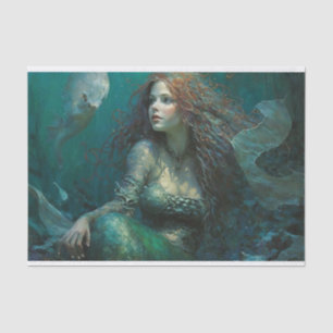 Mermaid Watching Tissue Paper