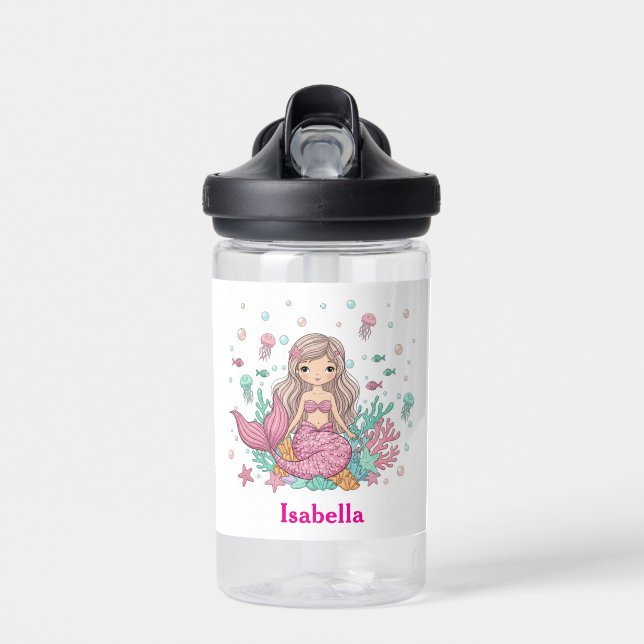 Mermaid Water Bottle (Front)