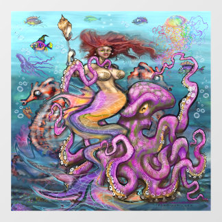 Mermaid Window Cling