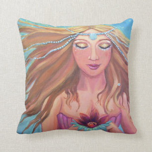 Mermaid Wish - Pillow - By Susan Rodio Art