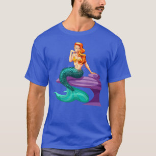 Mermaid with blue scales T-Shirt