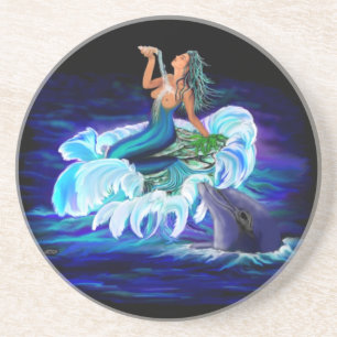 Mermaid with Dolphin Coaster