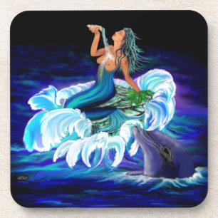 Mermaid with Dolphin Coaster
