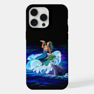 Mermaid with Dolphin iPhone 15 Pro Max Case