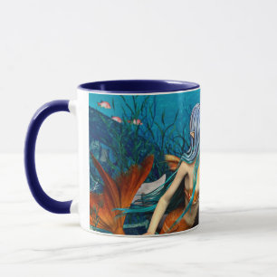 Mermaid with Dolphin Mug