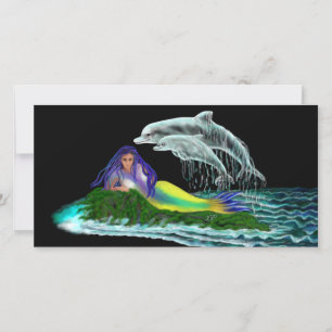 Mermaid with Dolphins