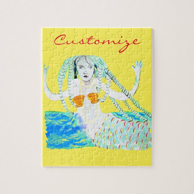 Mermaid with Dreadlocks Thunder_Cove Jigsaw Puzzle (Vertical)