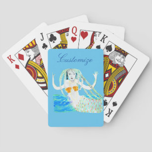 Mermaid with Dreadlocks Thunder_Cove Playing Cards