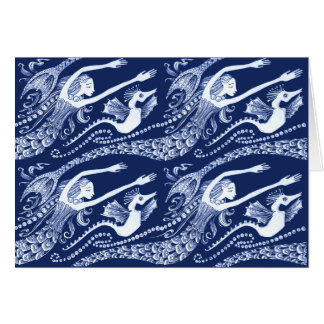 Mermaid with Pearls and Seahorse