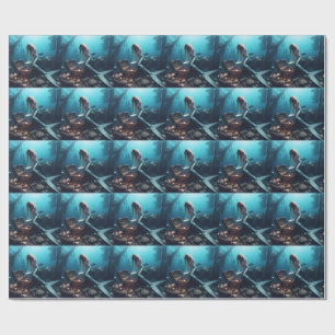 Mermaid wrapping paper