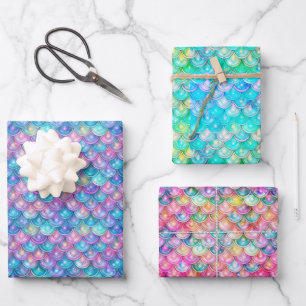 Mermaid Wrapping Paper, Under the Sea Gift Wrap