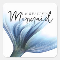 #MermaidLife Im Really a Mermaid | Blue Tail Quote