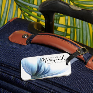 #MermaidLife Sailor Mouth Mermaid Soul Blauer Sc Luggage Tag