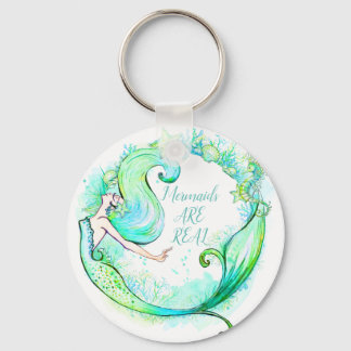 Mermaids are Real Favors Keychain