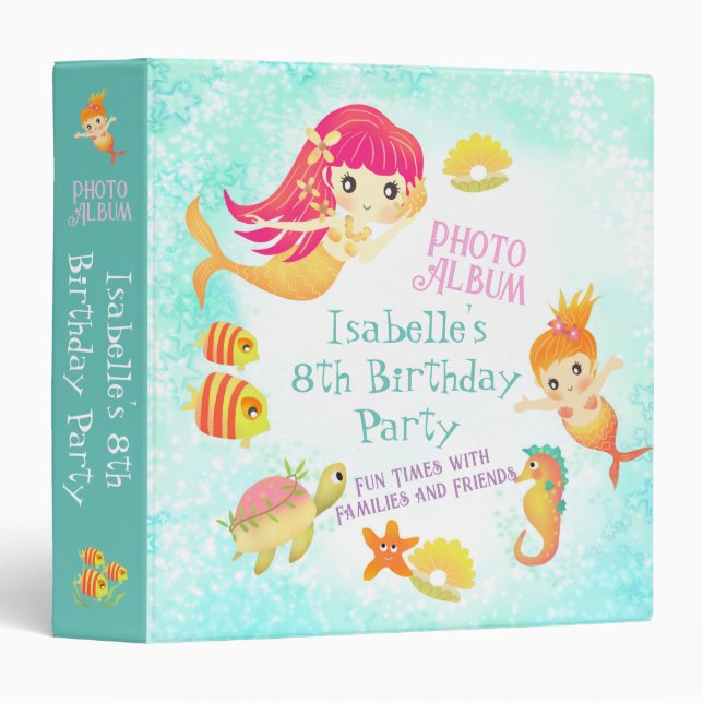 Mermaids Blue Binder (Front/Spine)