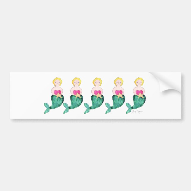 Mermaids Bumper Stickers (Front)