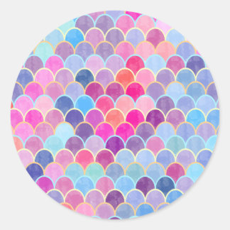 Mermaids Classic Round Sticker