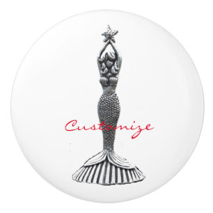 Mermaids Holding Stars Thunder_Cove Ceramic Knob
