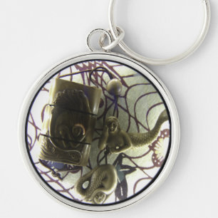 Mermaids Looking Glass Keychain