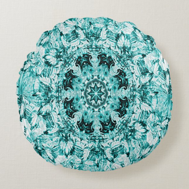 Mermaid's Pleasure...... Round Pillow (Front)