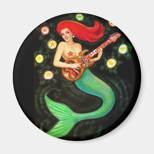 Mermaids Rock! Magnet (Front)