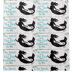 mermaids sand and sea swimming  pattern