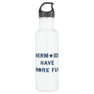 Mermaids Sea Mermaid Girl Funny Birthday Gift Idea 710 Ml Water Bottle