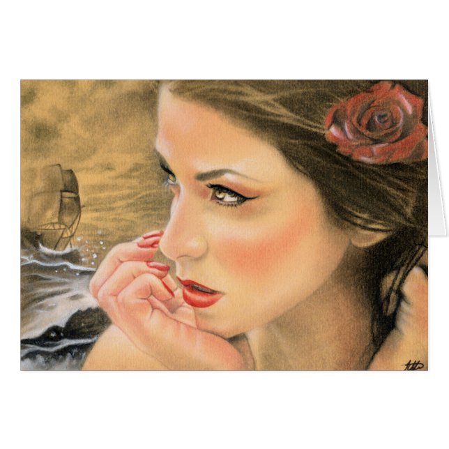 Mermaid's Ship Card (Front Horizontal)