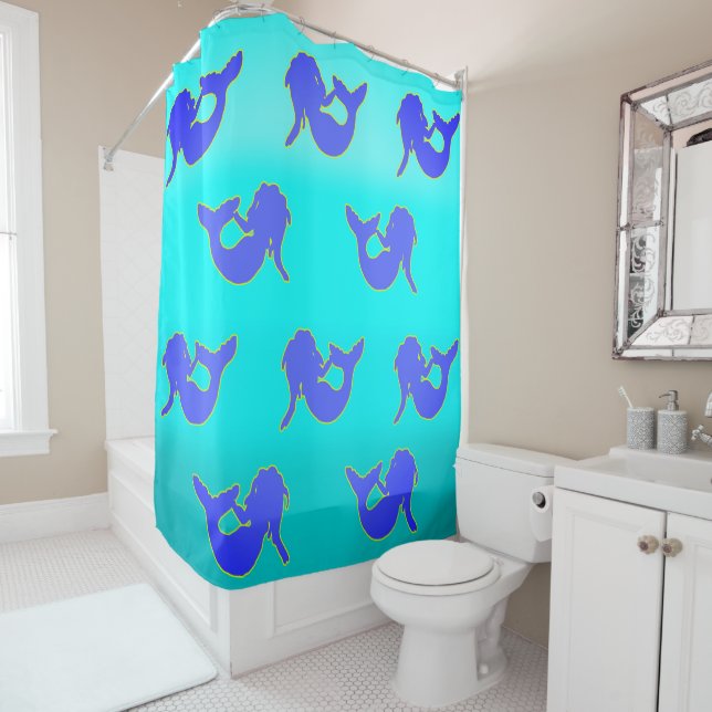 Mermaids Shower Curtain (In Situ)