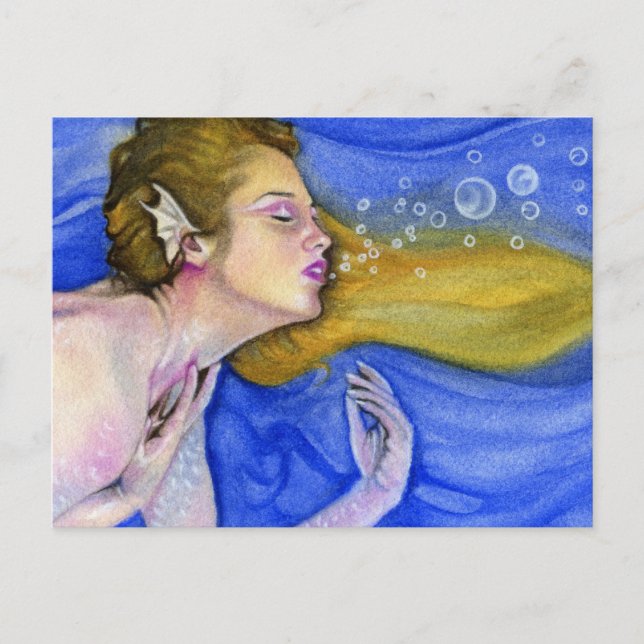 Mermaid's Summer Dream Postcard (Front)