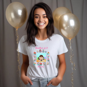 Mermaids Theme Kids Photo Birthday Party Mommy Tri-Blend Shirt