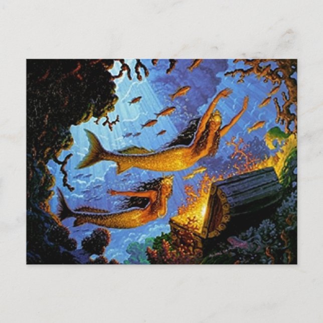 Mermaids Treasure Of Gold Postcard (Front)