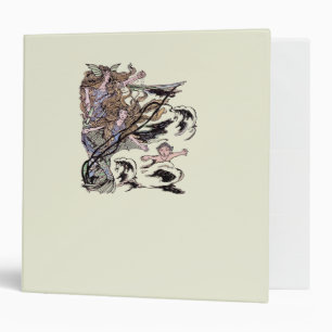 Mermaids Vintage Victorian Illustration Binder