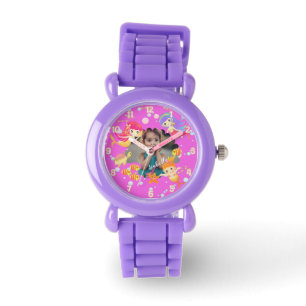 Mermaids Violet Photo Watch