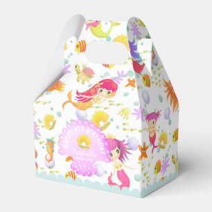 Mermaids White Tent Favor Box