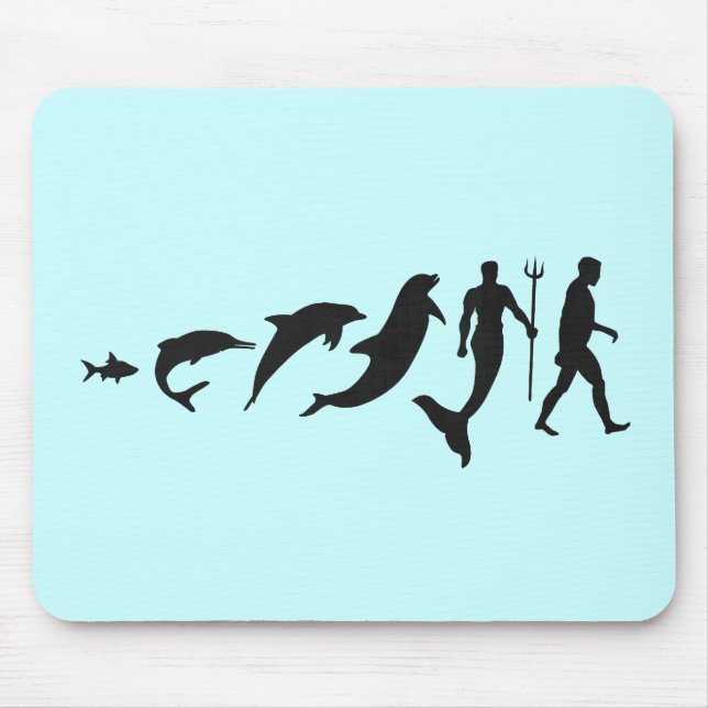 Merman Evolution Mouse Pad (Front)