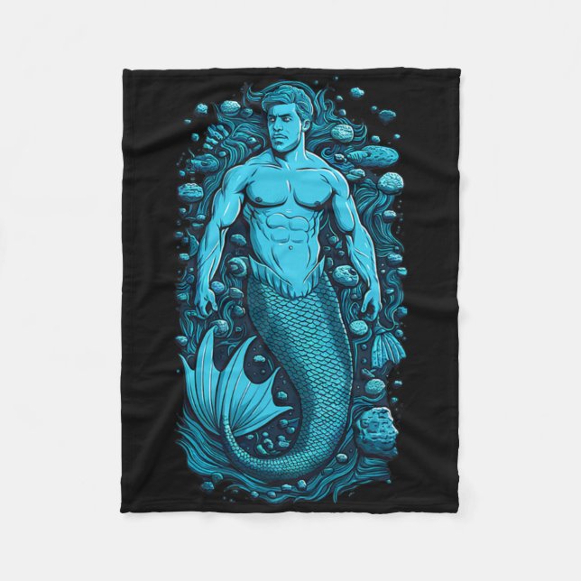 Merman Gay Cruise For Men Beaches Boats And Bros  Fleece Blanket (Front)