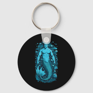 Merman Gay Cruise For Men Beaches Boats And Bros  Keychain