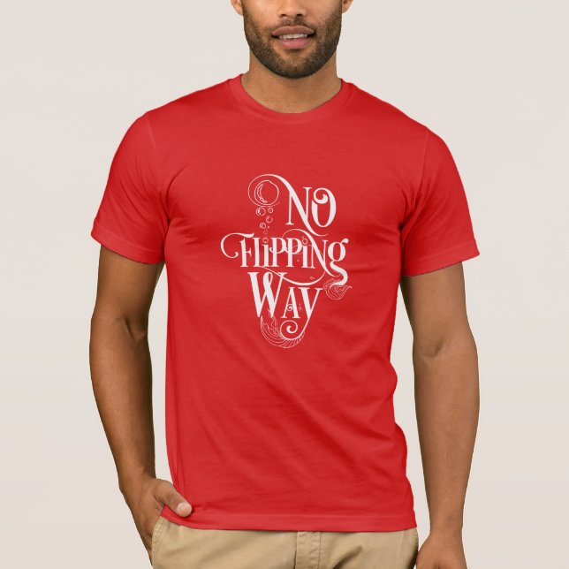 Merman Inspired Underwater Bubbles T-Shirt (Front)