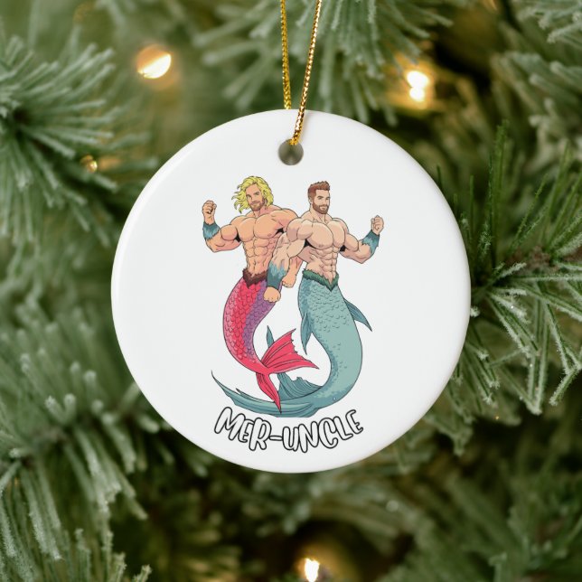 Merman Ornament - Mer-Uncle (Tree)