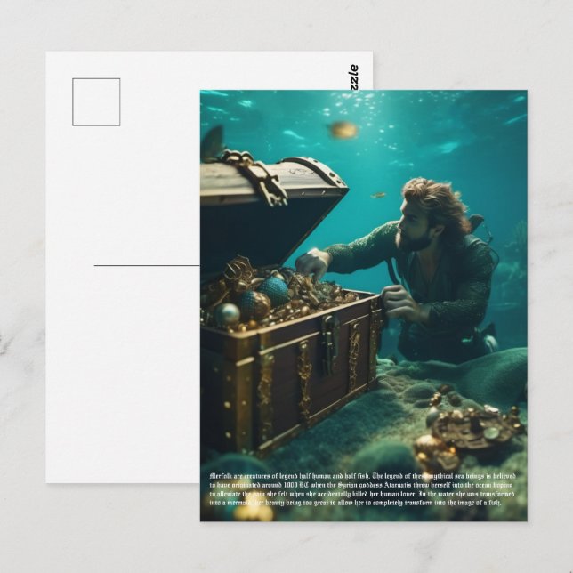Merman Postcard (Front/Back)