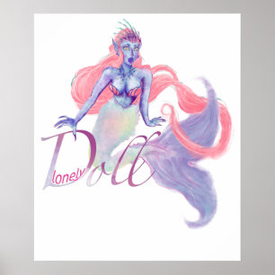 MerMay Patel Mermaid Poster